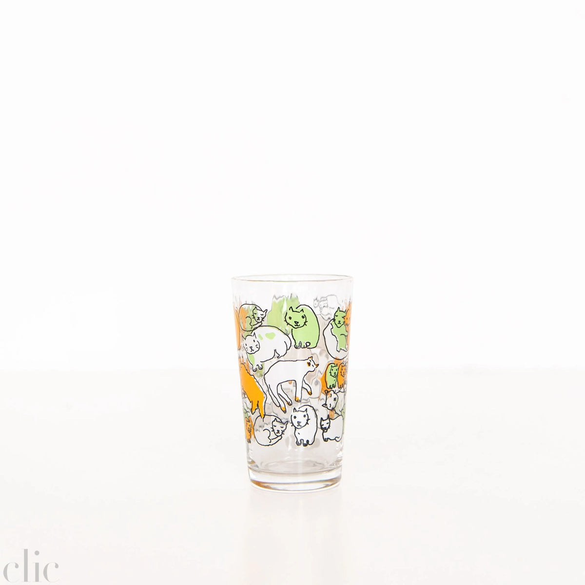 Cat Tumbler in Orange and Green, from Aderia