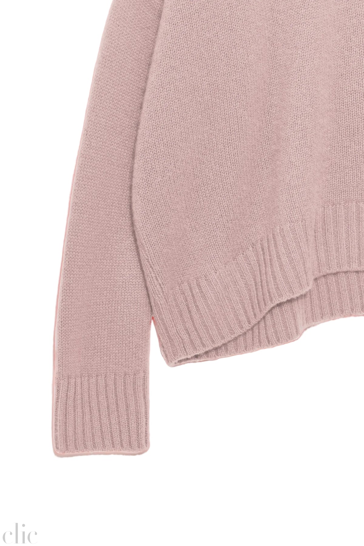 Cashmere Wide Pullover in Dusty Pink, from Organic by John Patrick