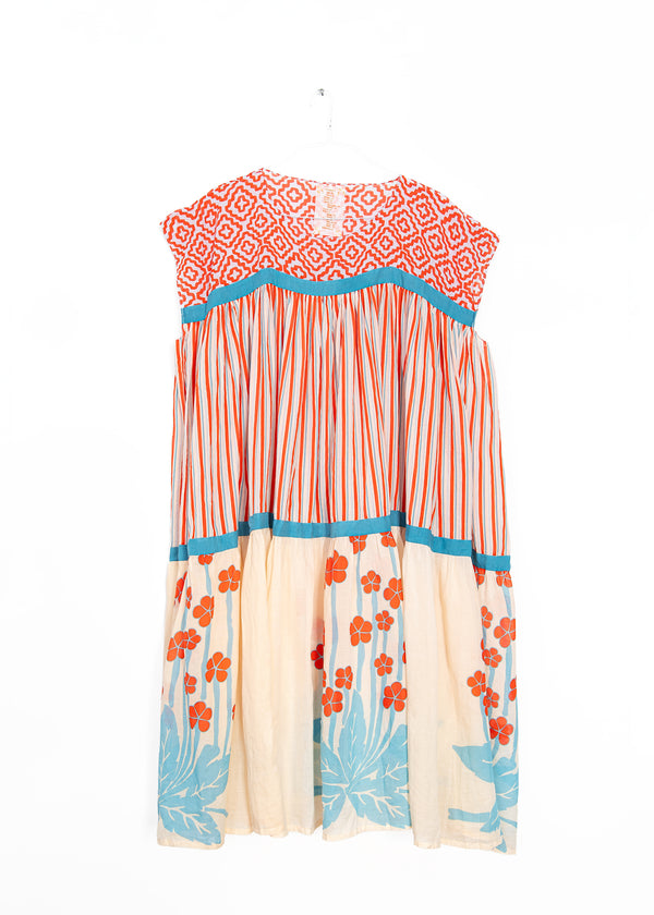 Wind Dress Long in Ice Cube Base, from Yvonne S