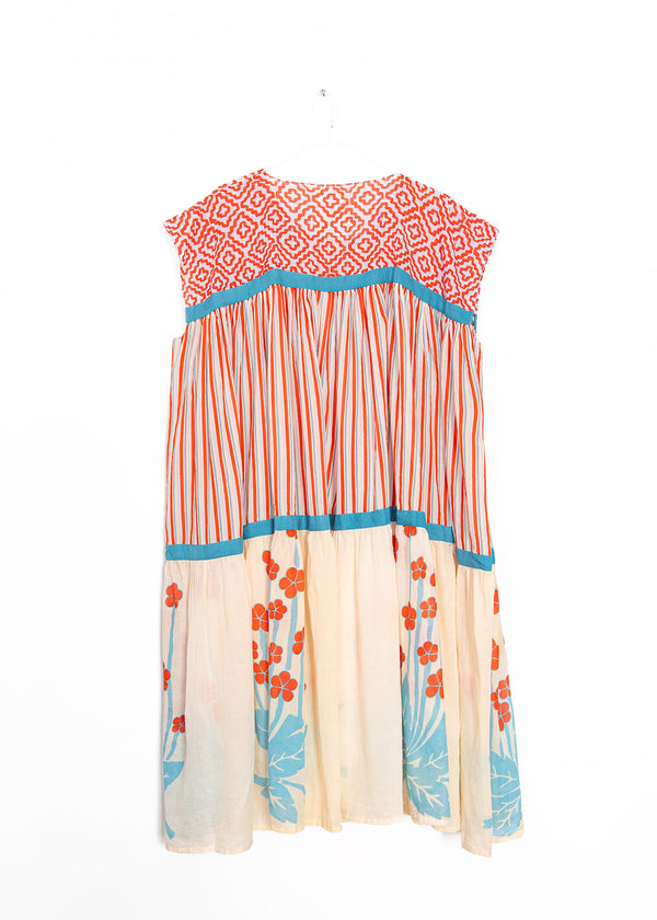 Wind Dress Long in Ice Cube Base, from Yvonne S