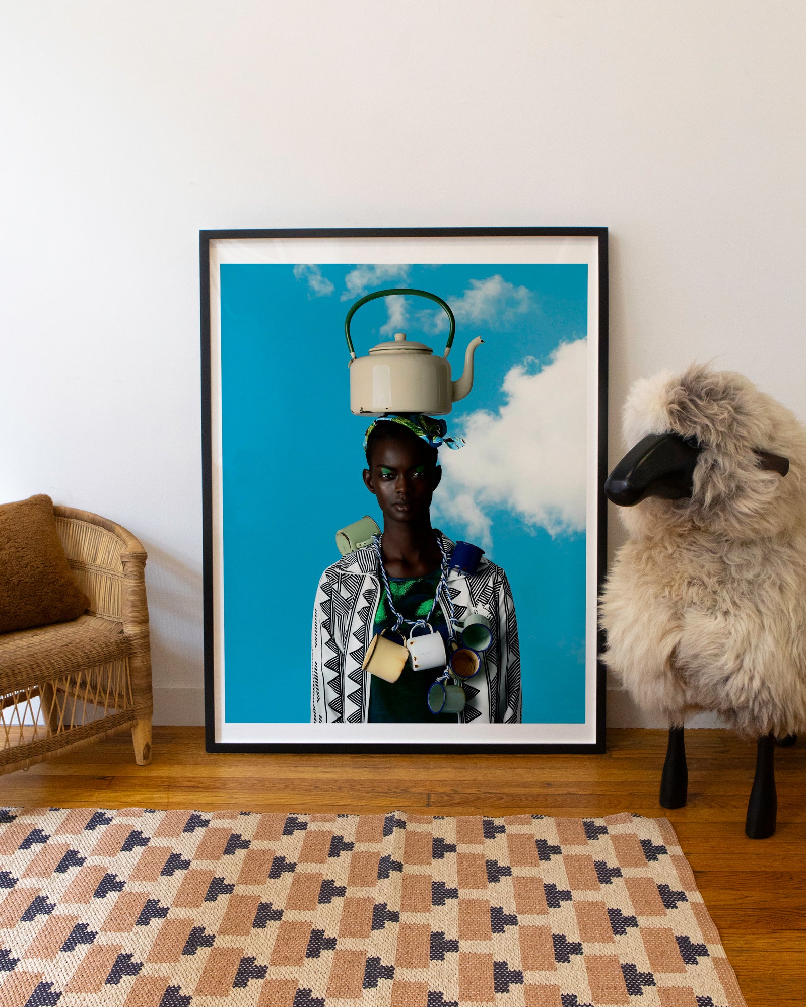 Woman With Teapot by Kevin Mackintosh