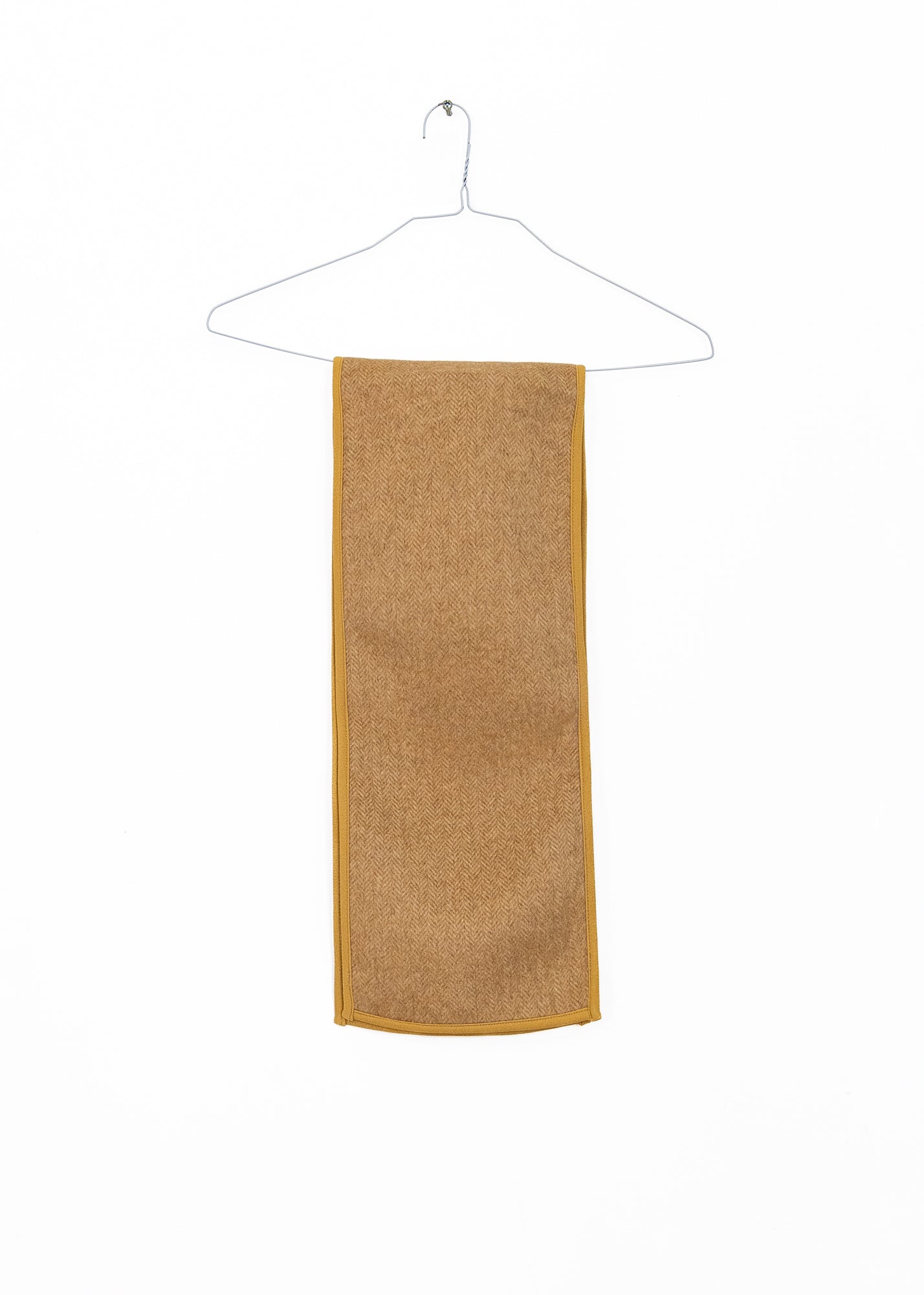 Wool-Blended Scarf Vest in Cashew, from Amente