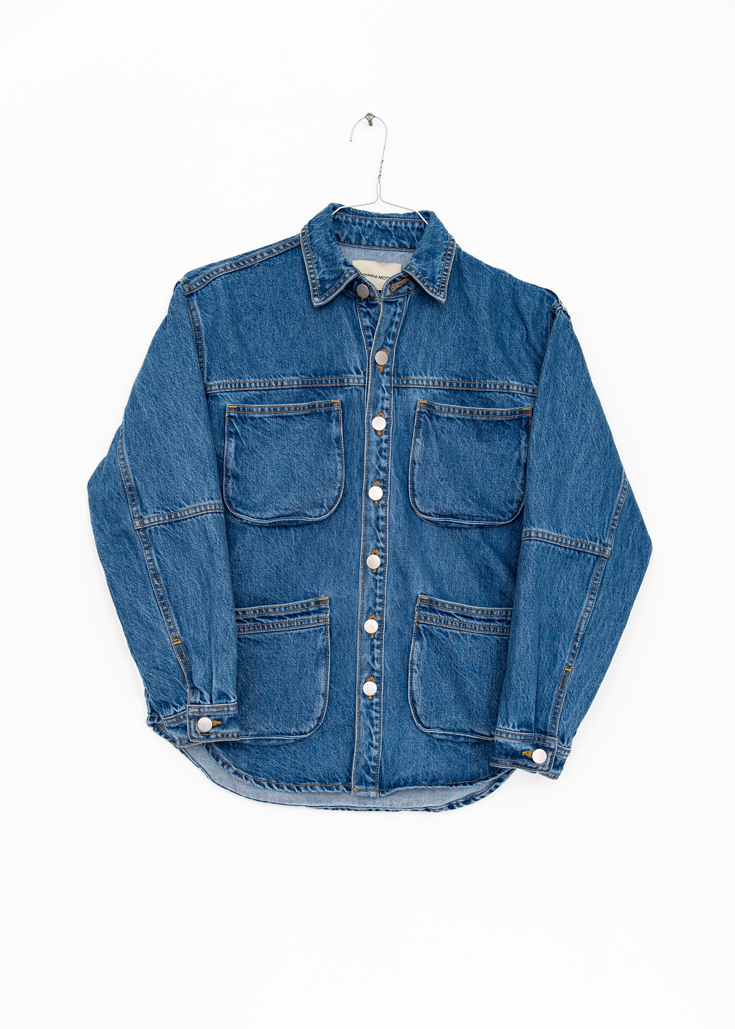 Work Shit in Medium Blue, from Shaina Mote