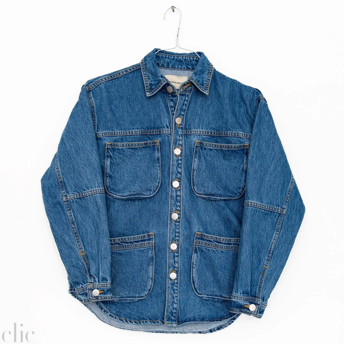 Work Shirt in Medium Blue, from Shaina Mote