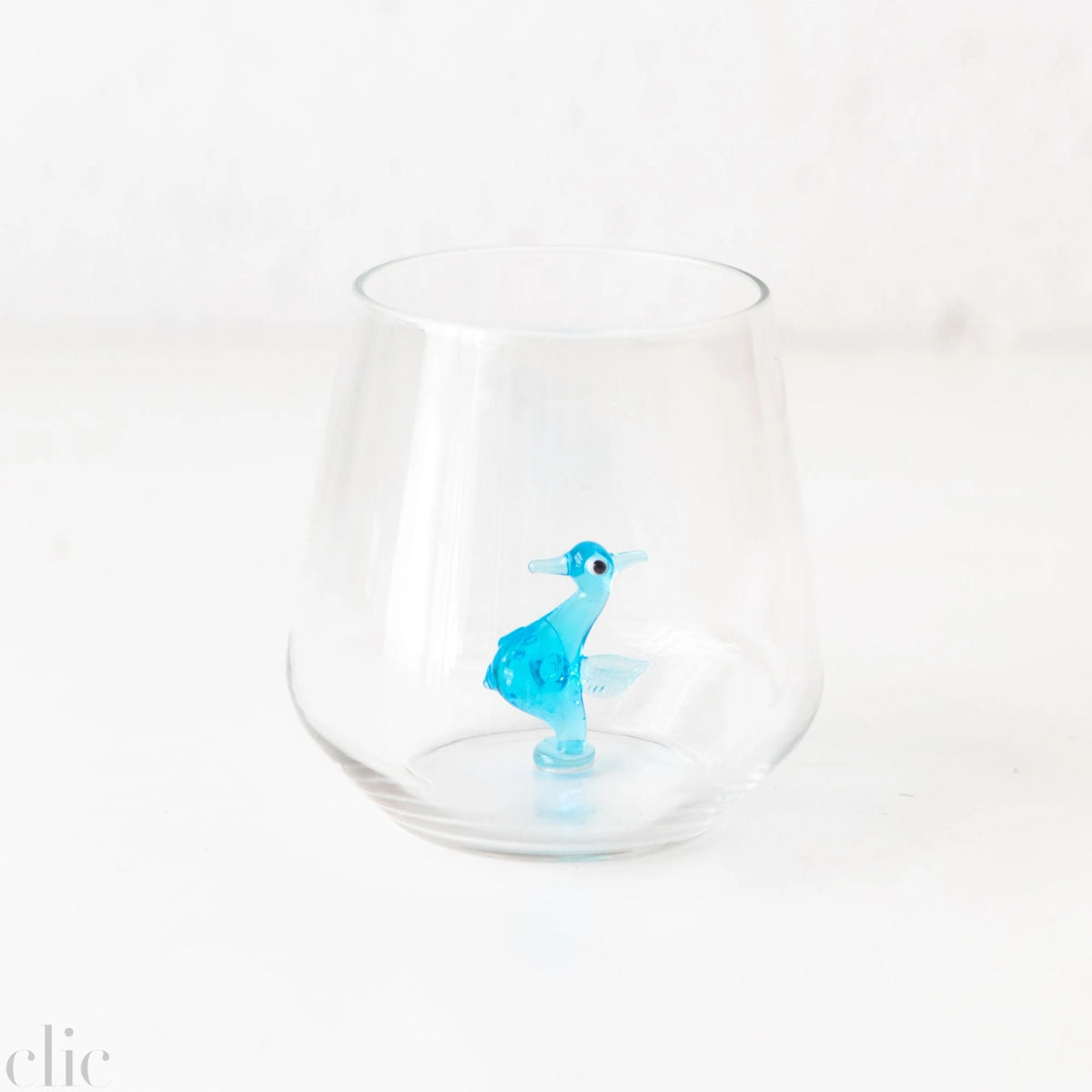 Sea Horse Drinking Glass