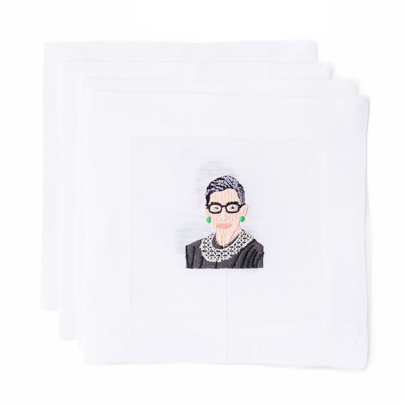 RBG Cocktail Napkins, from Lettermade