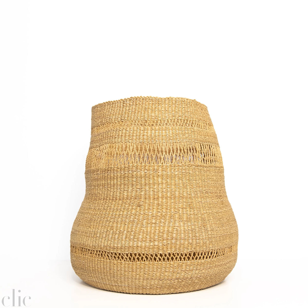 Large Mixed Weave Wonder Basket in Natural