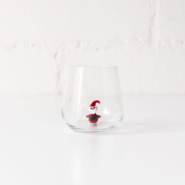 Santa Drinking Glass, from Minizoo