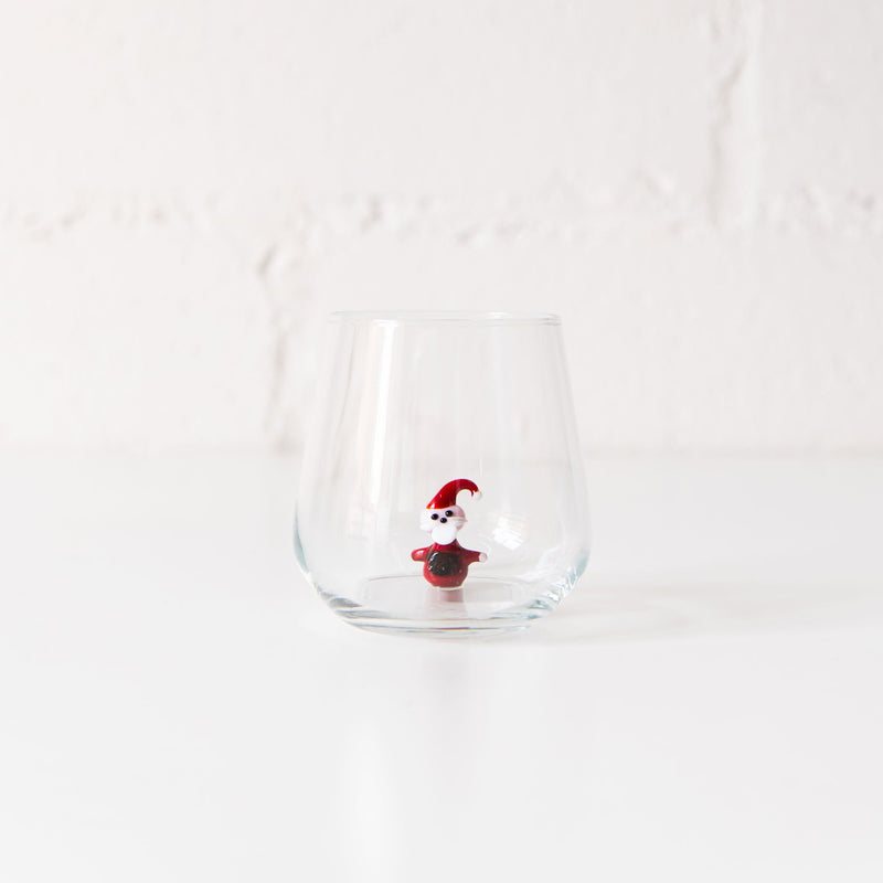 Santa Drinking Glass, from Minizoo