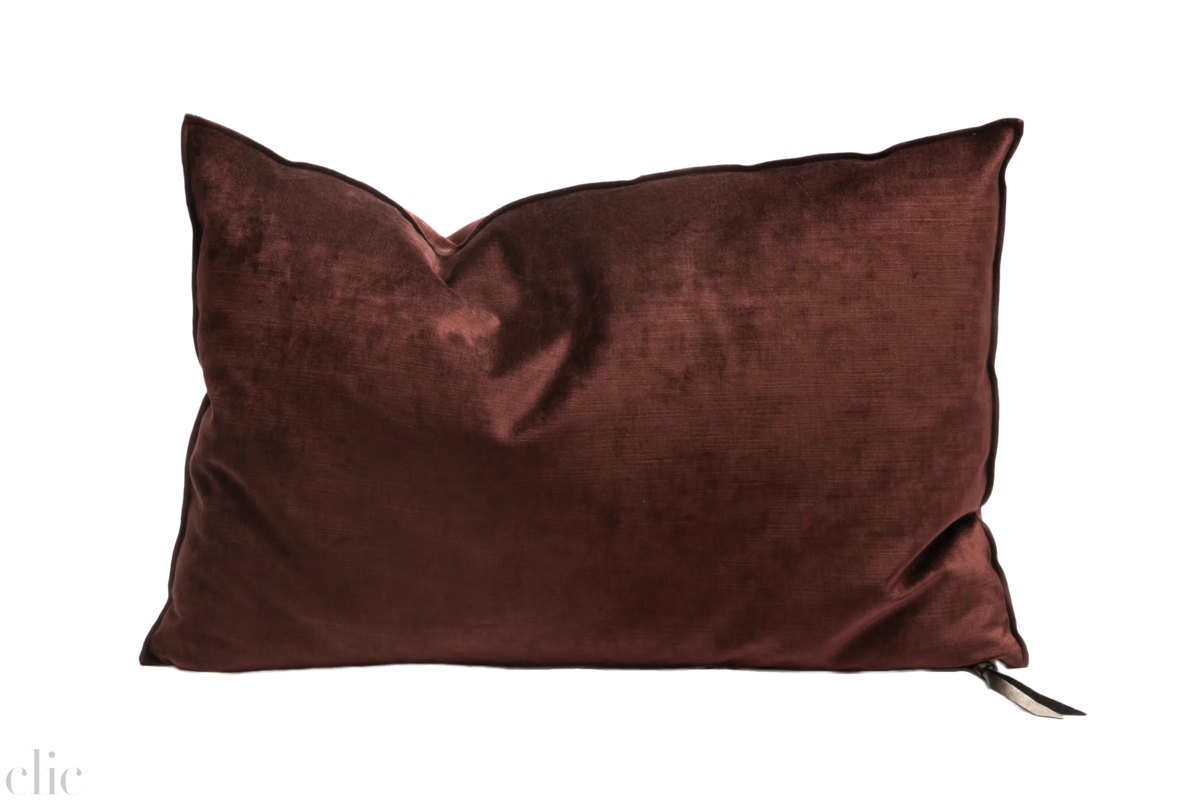 Velvet Pillow 16x24 in Chianti, from Maison De Vacances