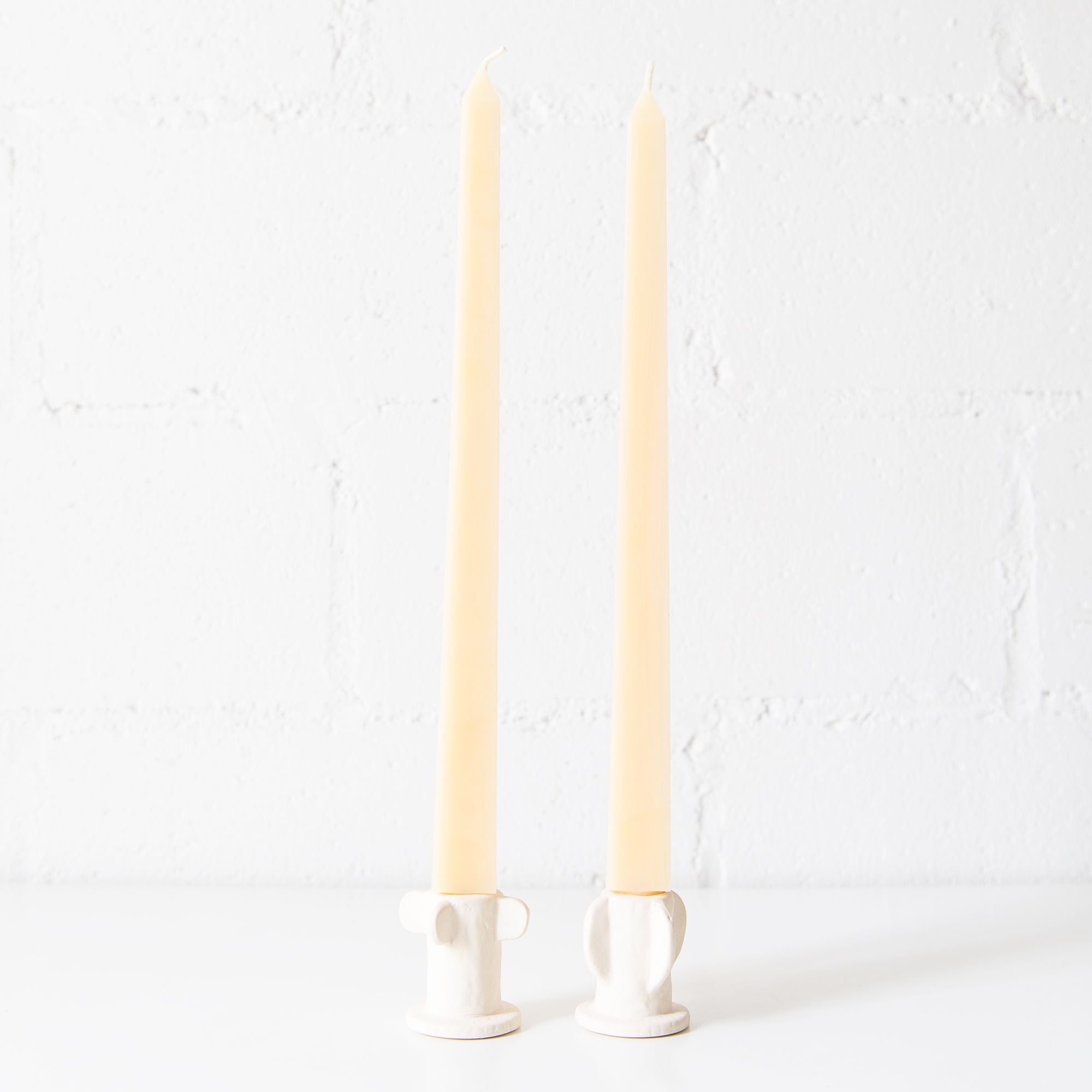Square Tapers Candle in Vintage Lace, from Greentree Home