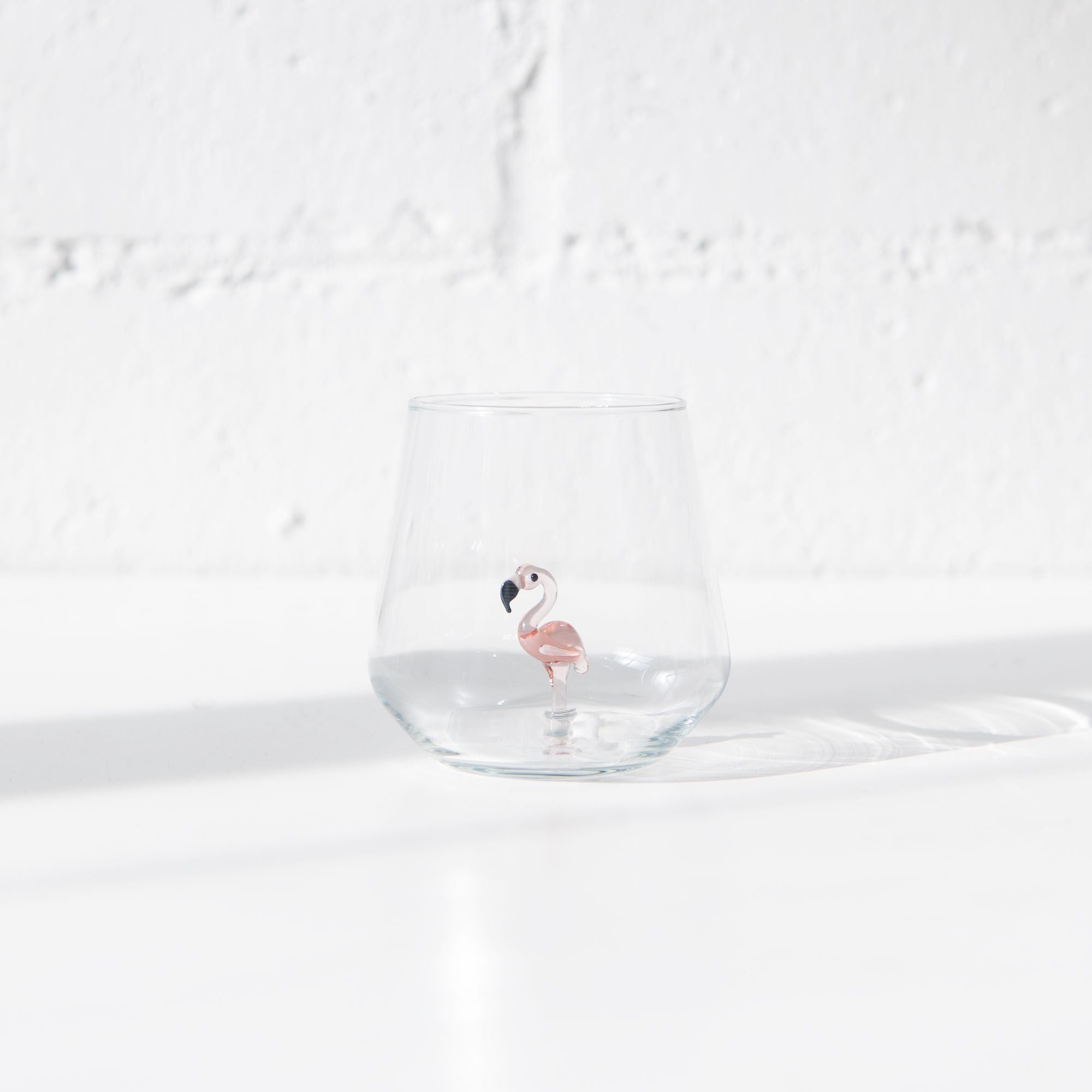 Flamingo Drinking Glass, from Minizoo