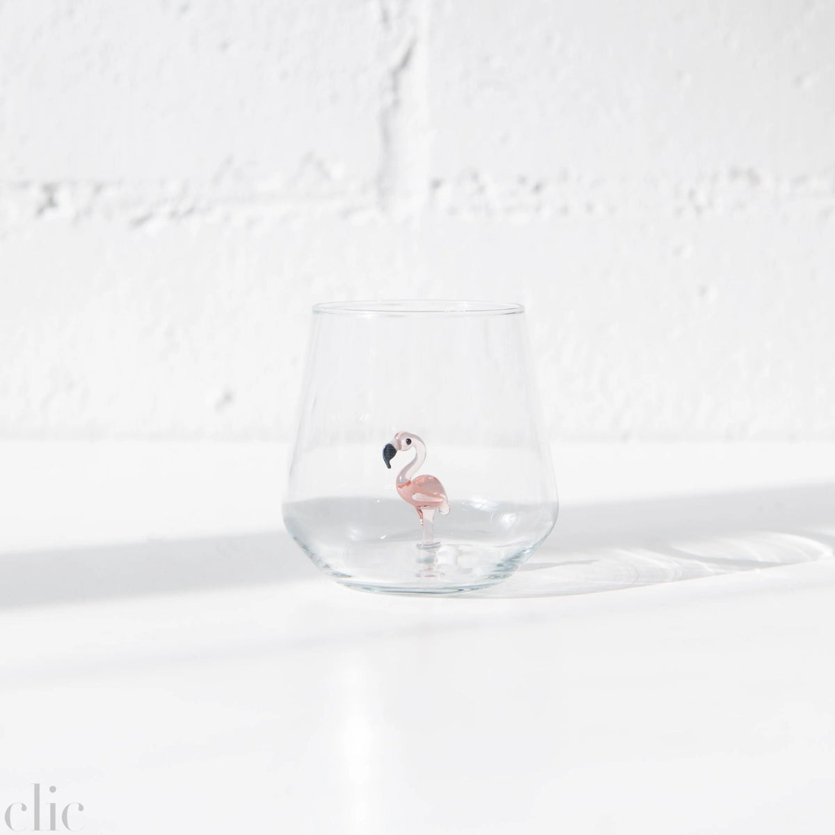 Flamingo Drinking Glass