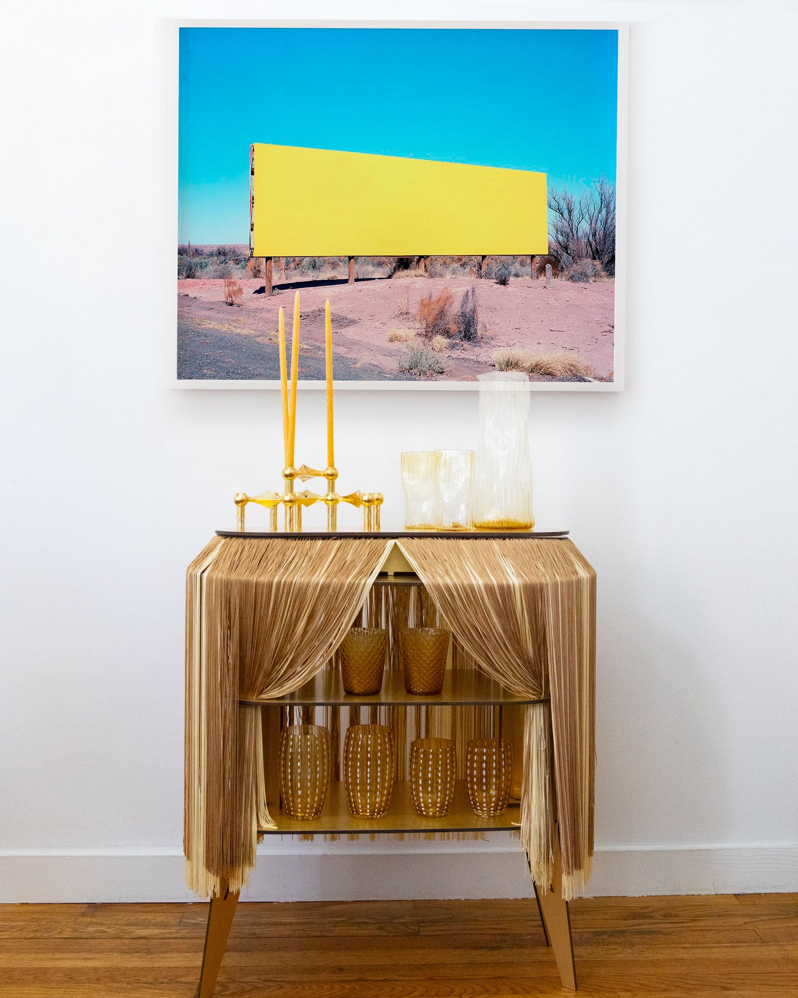 Yellow Billboard on i40, Arizona by Rob Hann