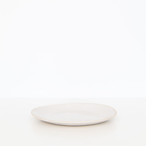 Dinner Plate Beach Sand White, from Wonki Ware