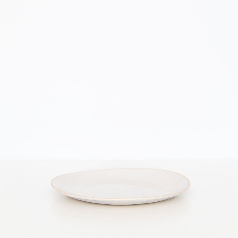 Dinner Plate Beach Sand White, from Wonki Ware