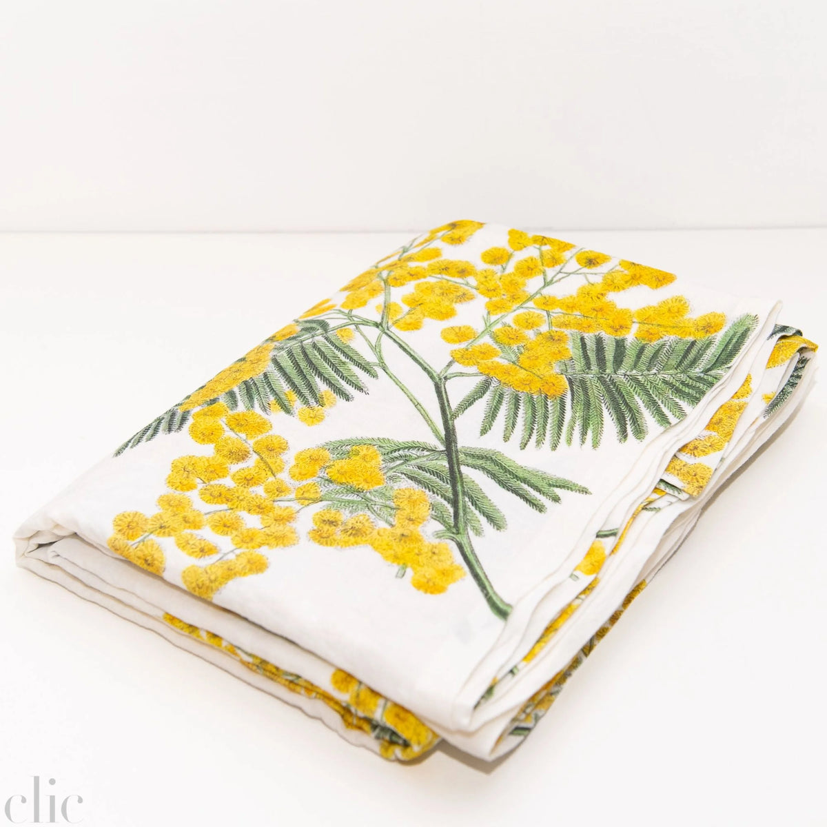 Mimosa Tablecloth in Off White, from Linoroom