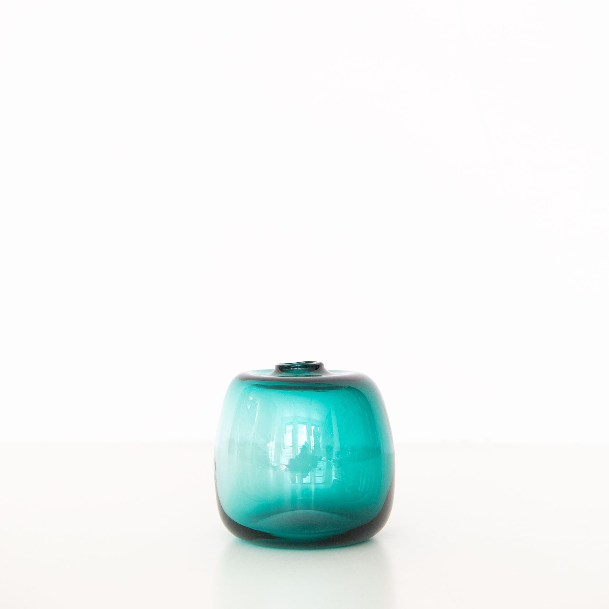 Big Gem Square Vase in Lagoon, from Gary Bodker