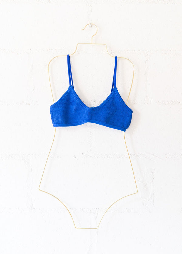 Maldives Spaghetti Straps Bikini Top in Royal Blue, from Love & Bikinis