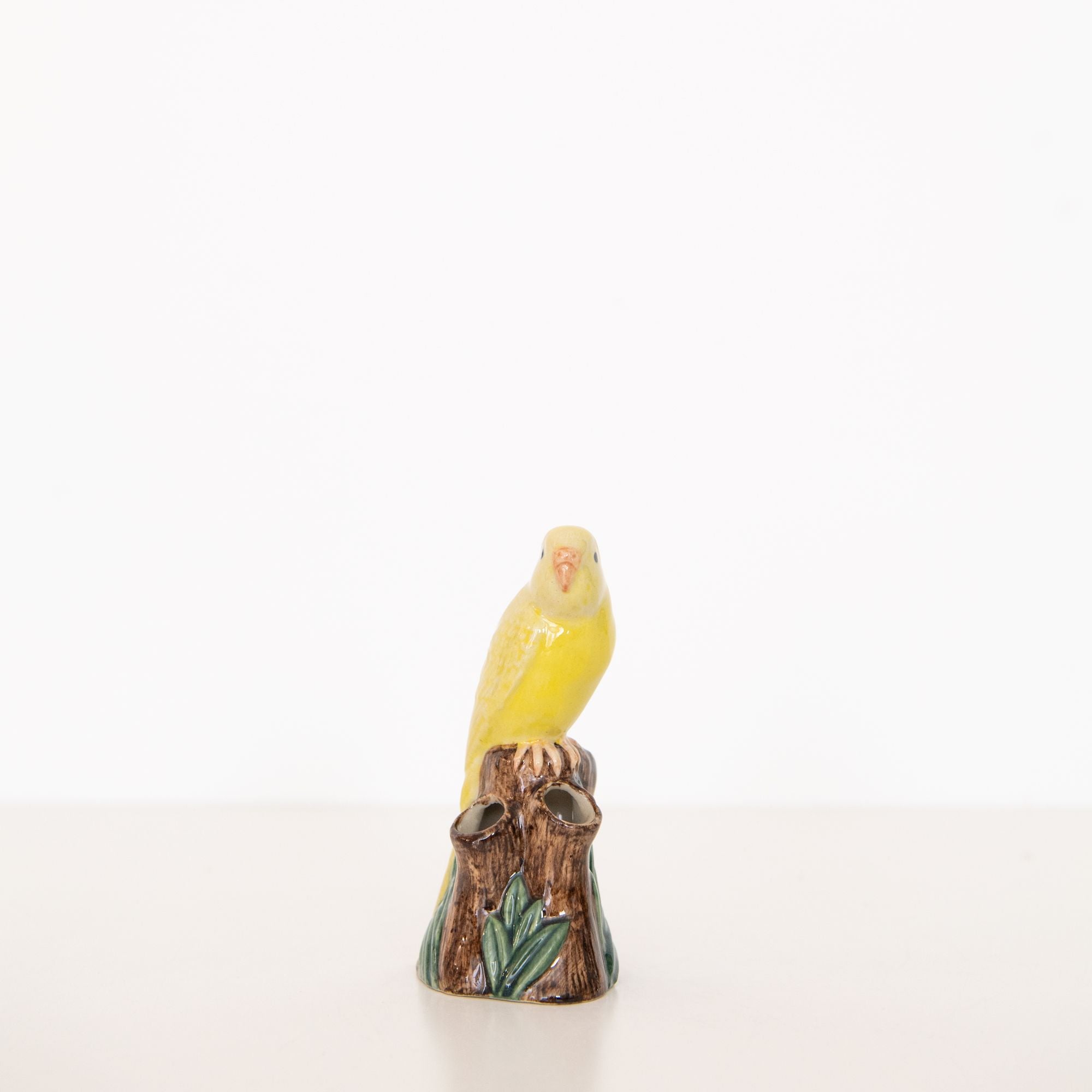 Budgerigar Vase in Yellow, from Quail Ceramics
