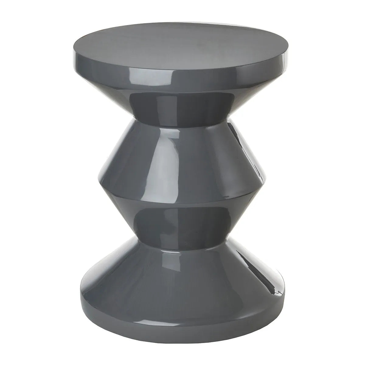 Zig Zag Stool in Concrete