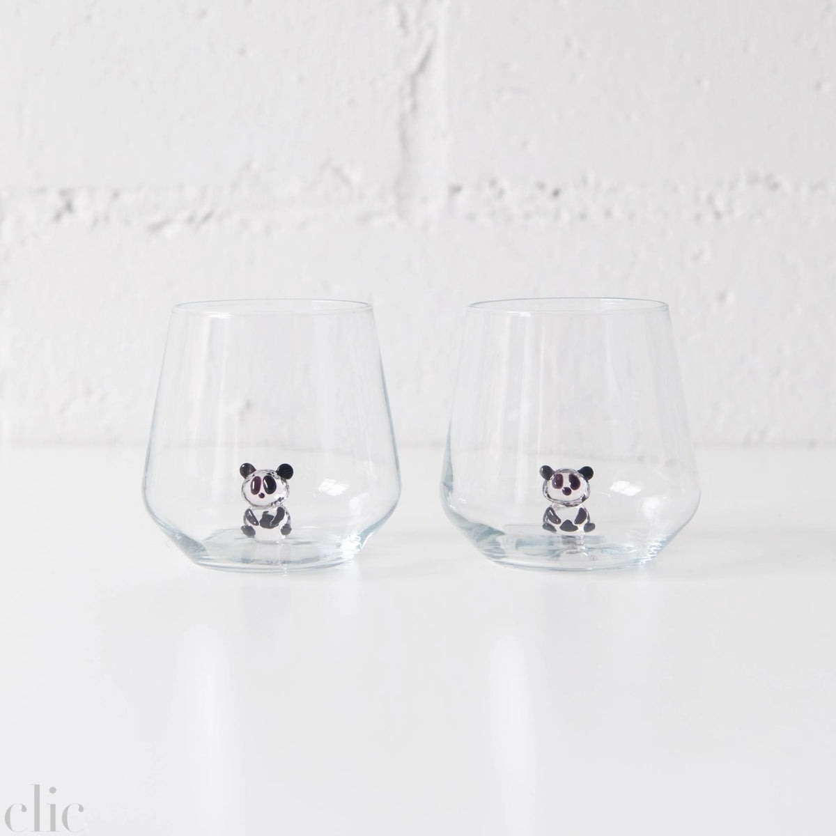 Panda Drinking Glass