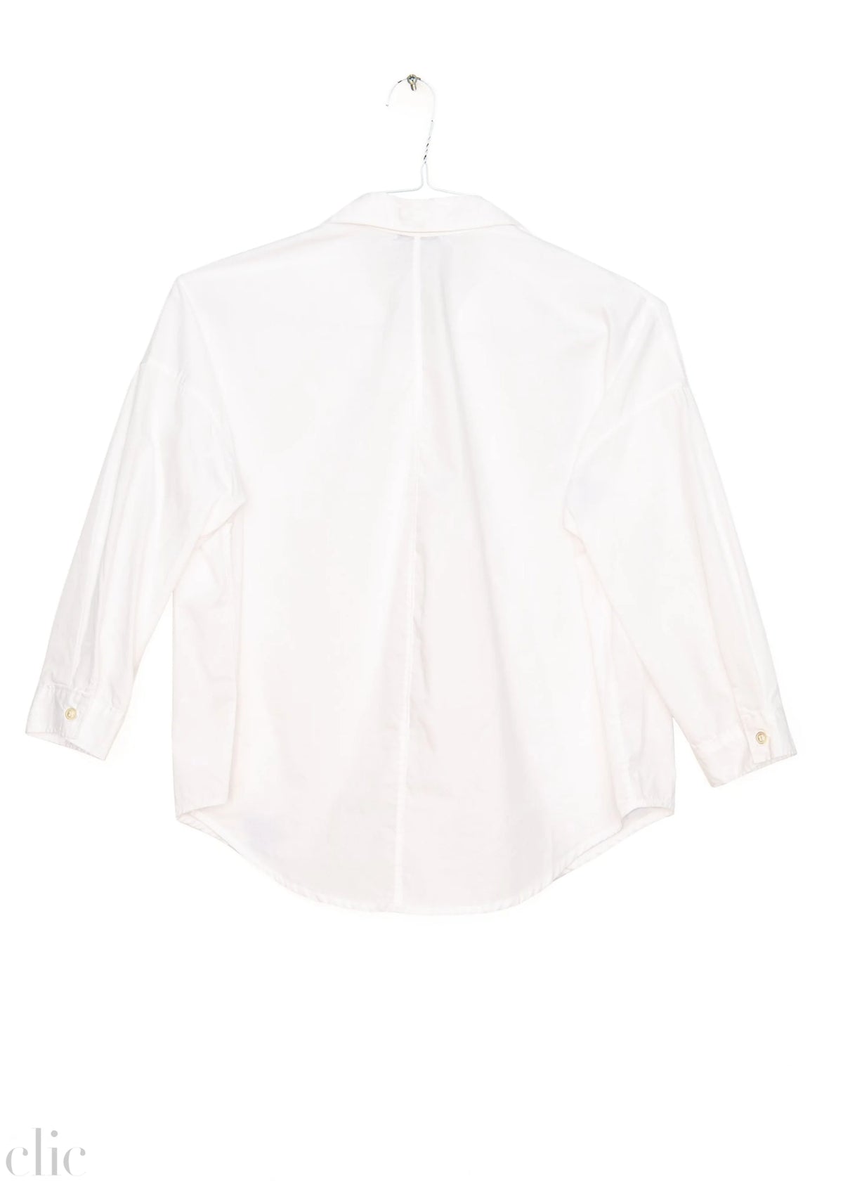 Zoe Japanese Poplin Shirt in White, from Monday12