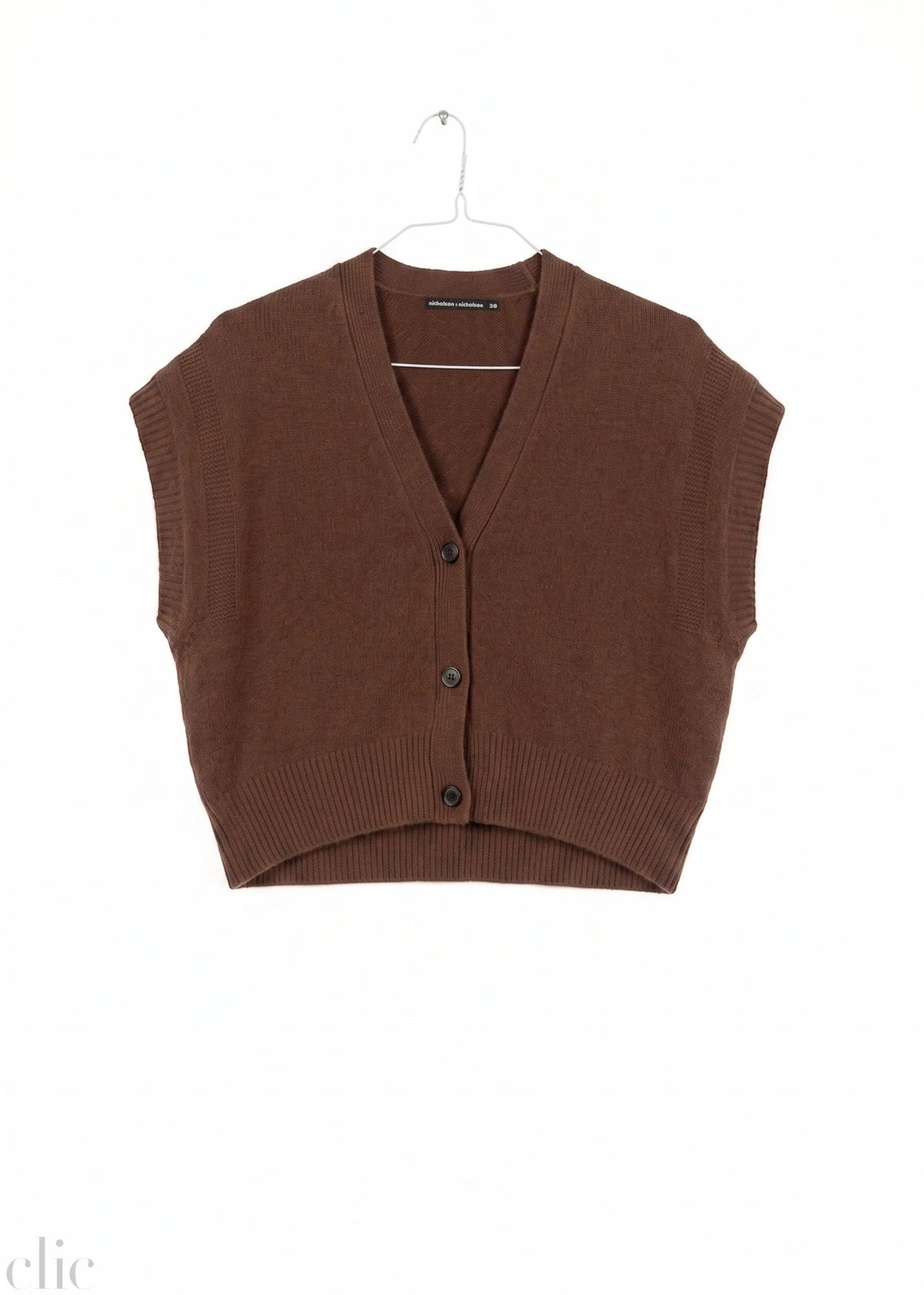 Zoe Knit Top in Brown, from Nicholson & Nicholson