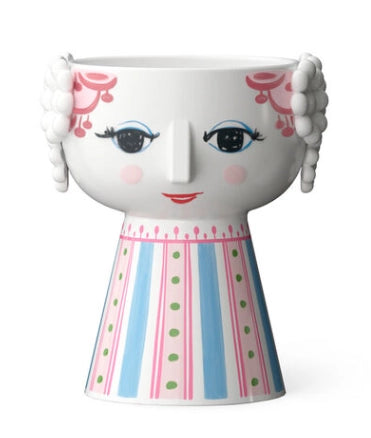 Bjorn Wiinblad Eva Candle Holder in Pink, from Rosendahl Design