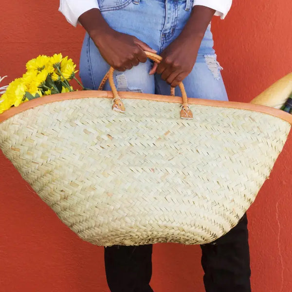 Kenyan Palm Shopper in Natural, from Swahili African Modern