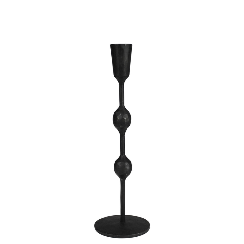 Medium Adonis Taper Iron Candle Holder, from HomArt