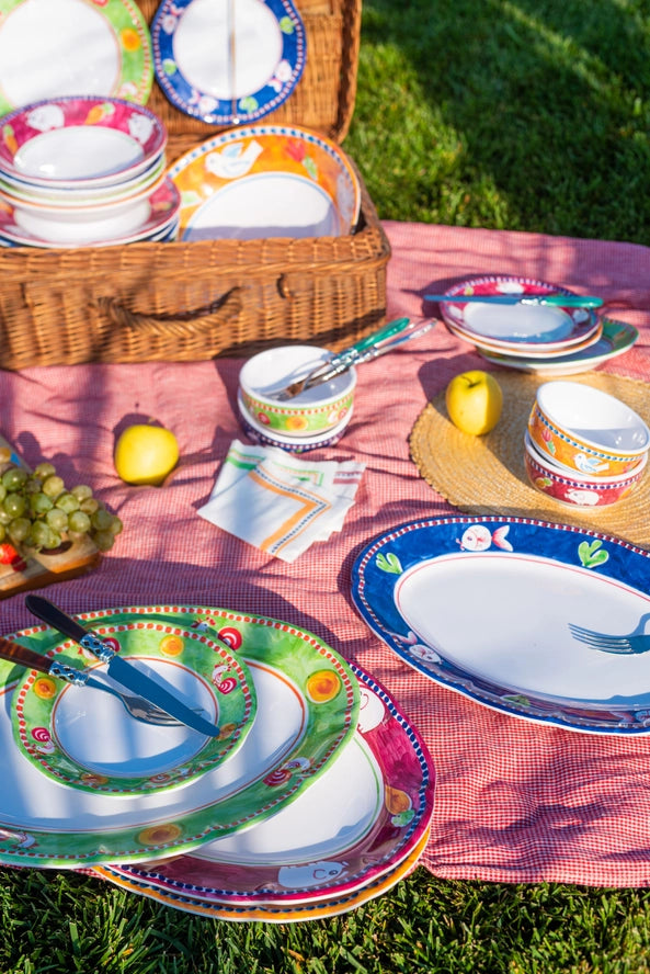 Gallina Oval Platter, from Vietri
