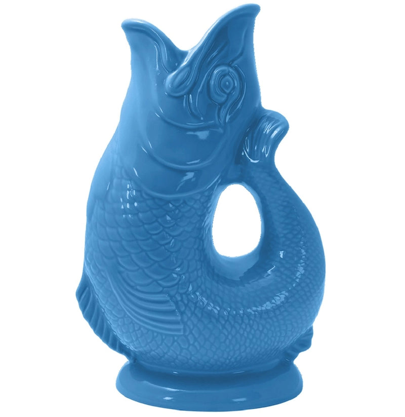 Gluggle Jug in Sea Blue, from The Original Gluggle Jug
