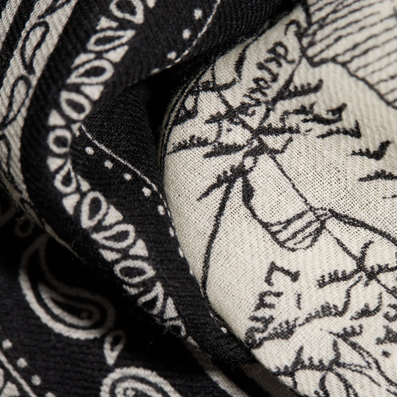 Square Scarf Map 130, from Inoui Editions