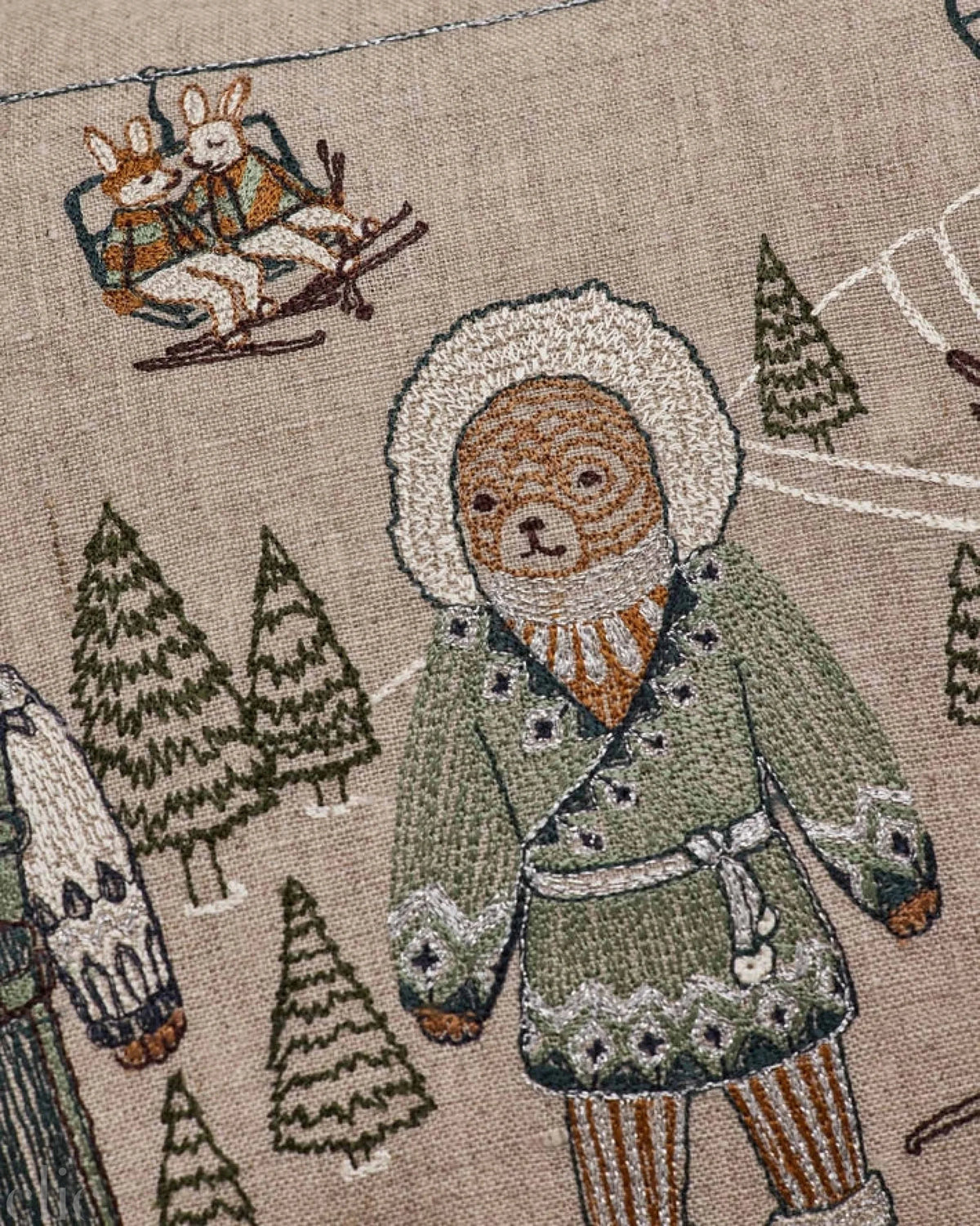 Ski Slope Pillow, from Coral & Tusk