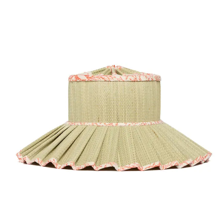 Luxe Capri Maxi Hat in Coral, from Lorna Murray