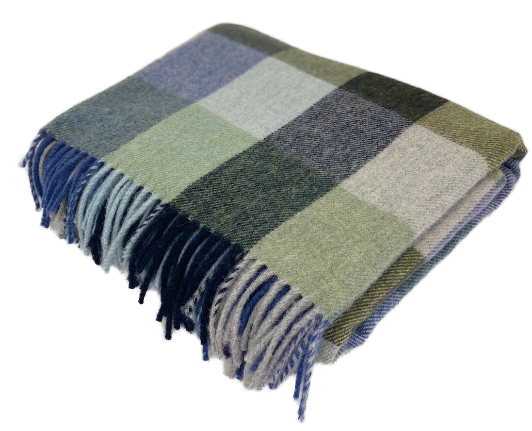 Dunira Range Merino Lambswool Throw in Tropaz, from Bronte Moon