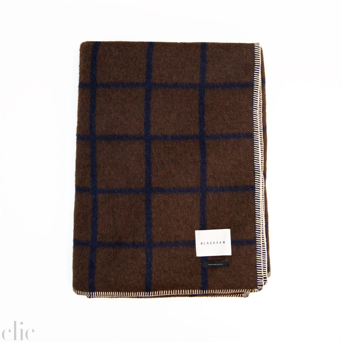 Umi Hairloom Blanket in Dirt and Midnight