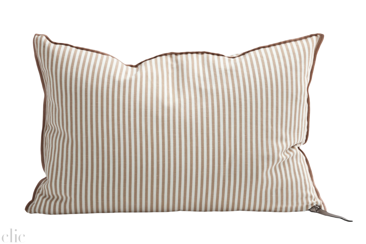 Canvas Portofino Pillow 16 x 24 in Terracotta, from Maison de Vacances