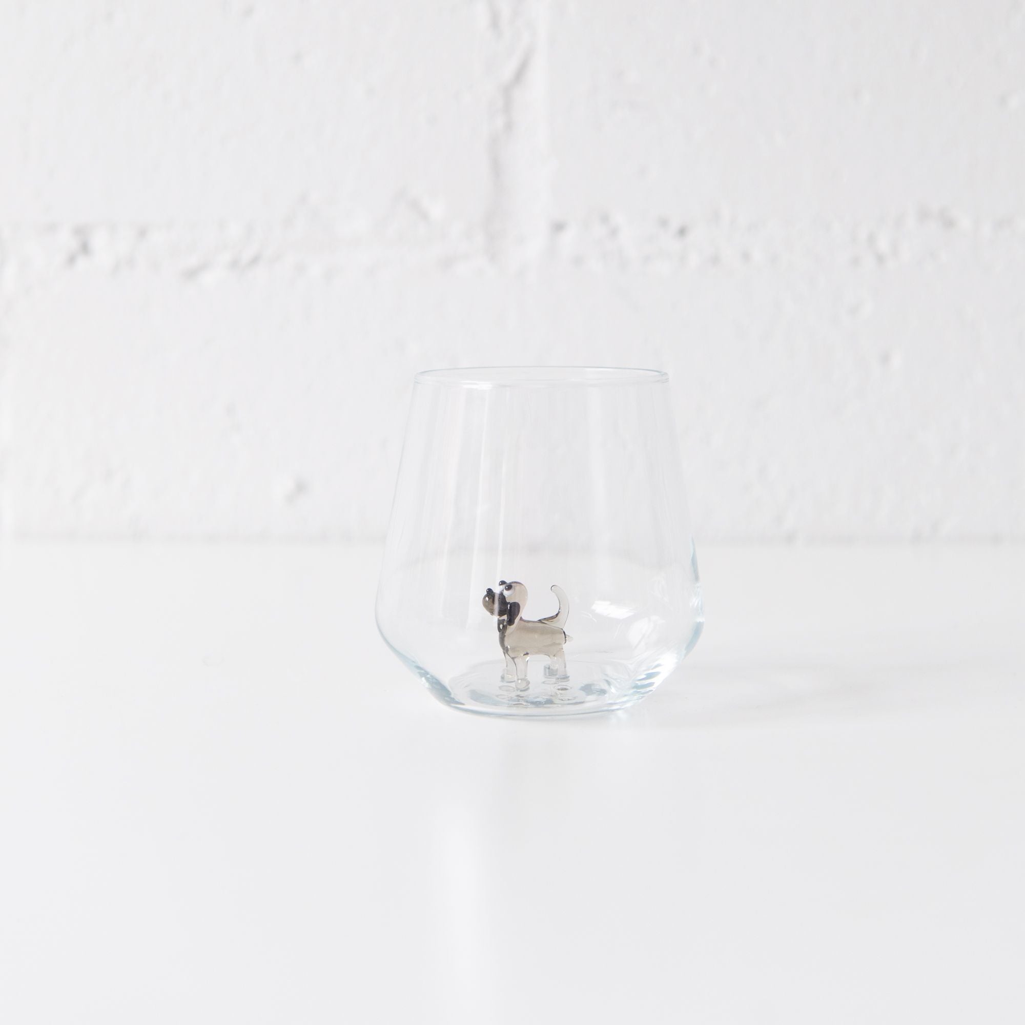 Dog Drinking Glass, from Minizoo