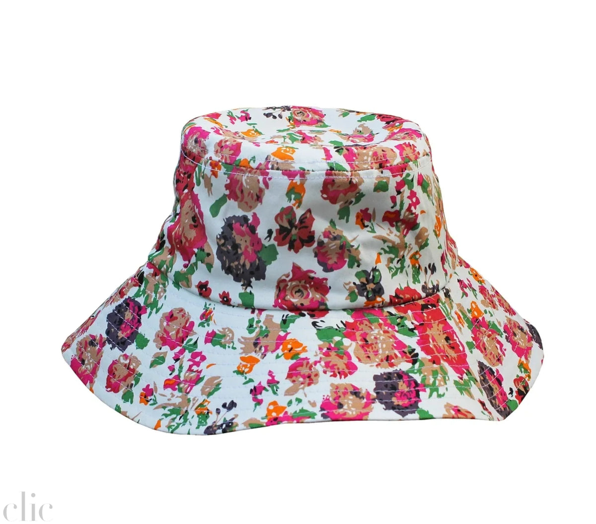 Cotton Bucket Sun Hat in Cottage Rose, from Womanswork