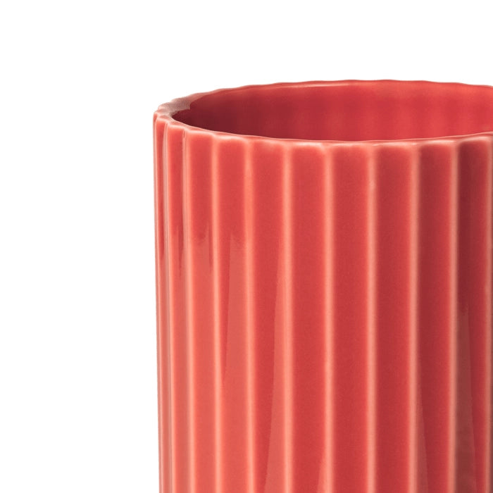 Lyngby Vase 6.1" in Red, from Lyngby Porcelaen
