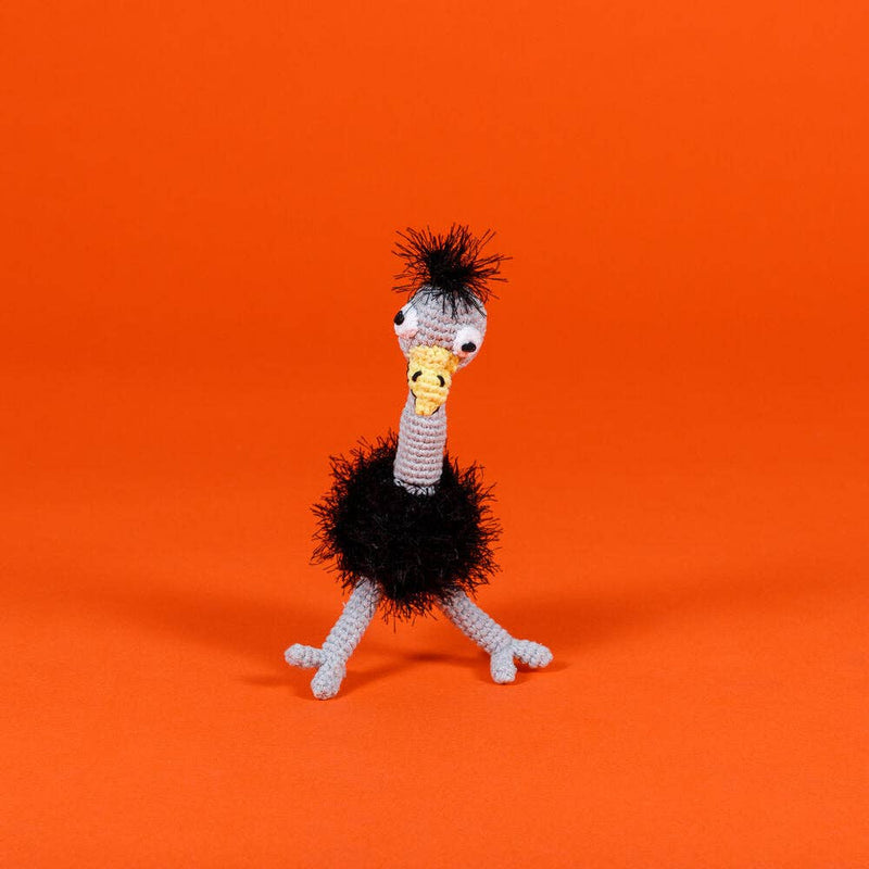 Hand Crochet Ostrich, from Ware of the Dog