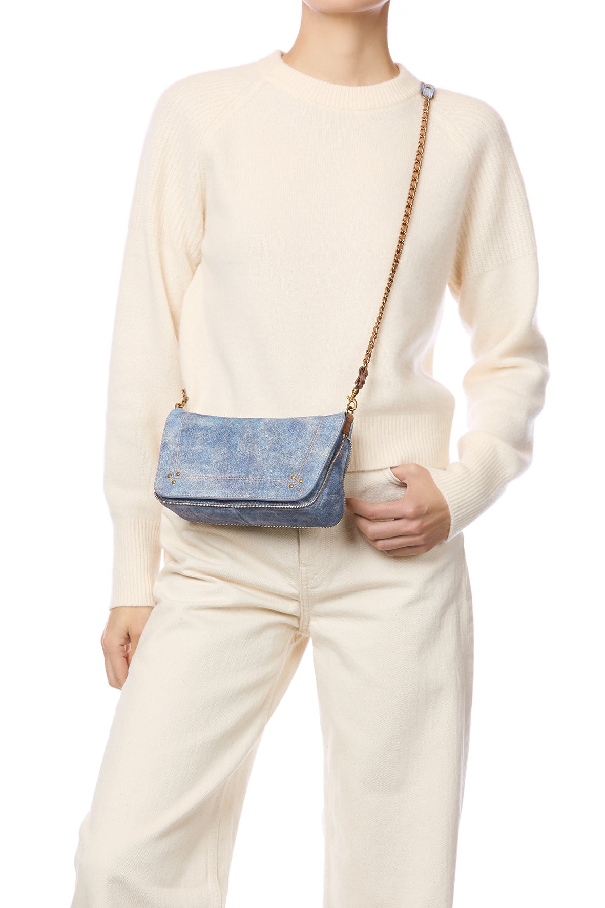 Bobi S Washed Jeans bag, from Jerome Dreyfuss