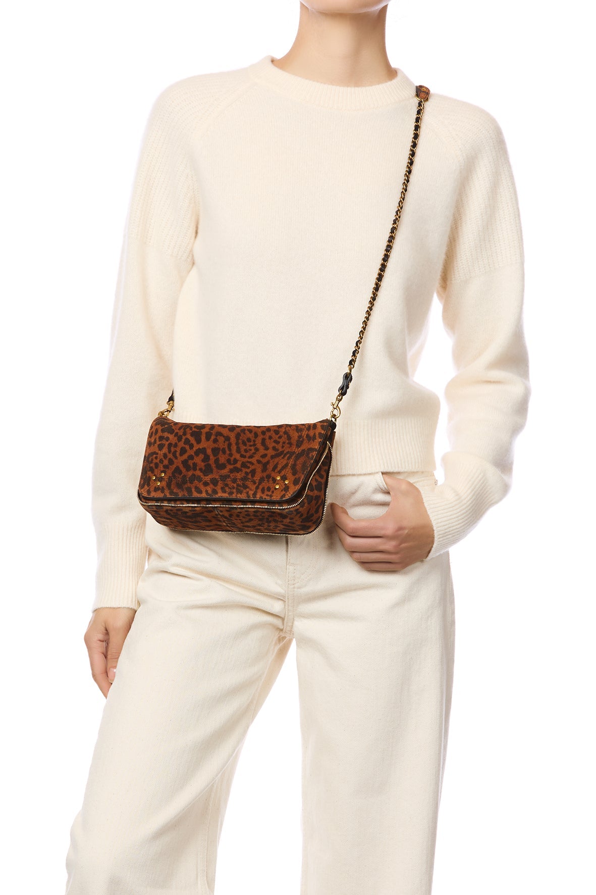 Chat Sauvage Bobi S Suede Bag, from Jerome Dreyfuss