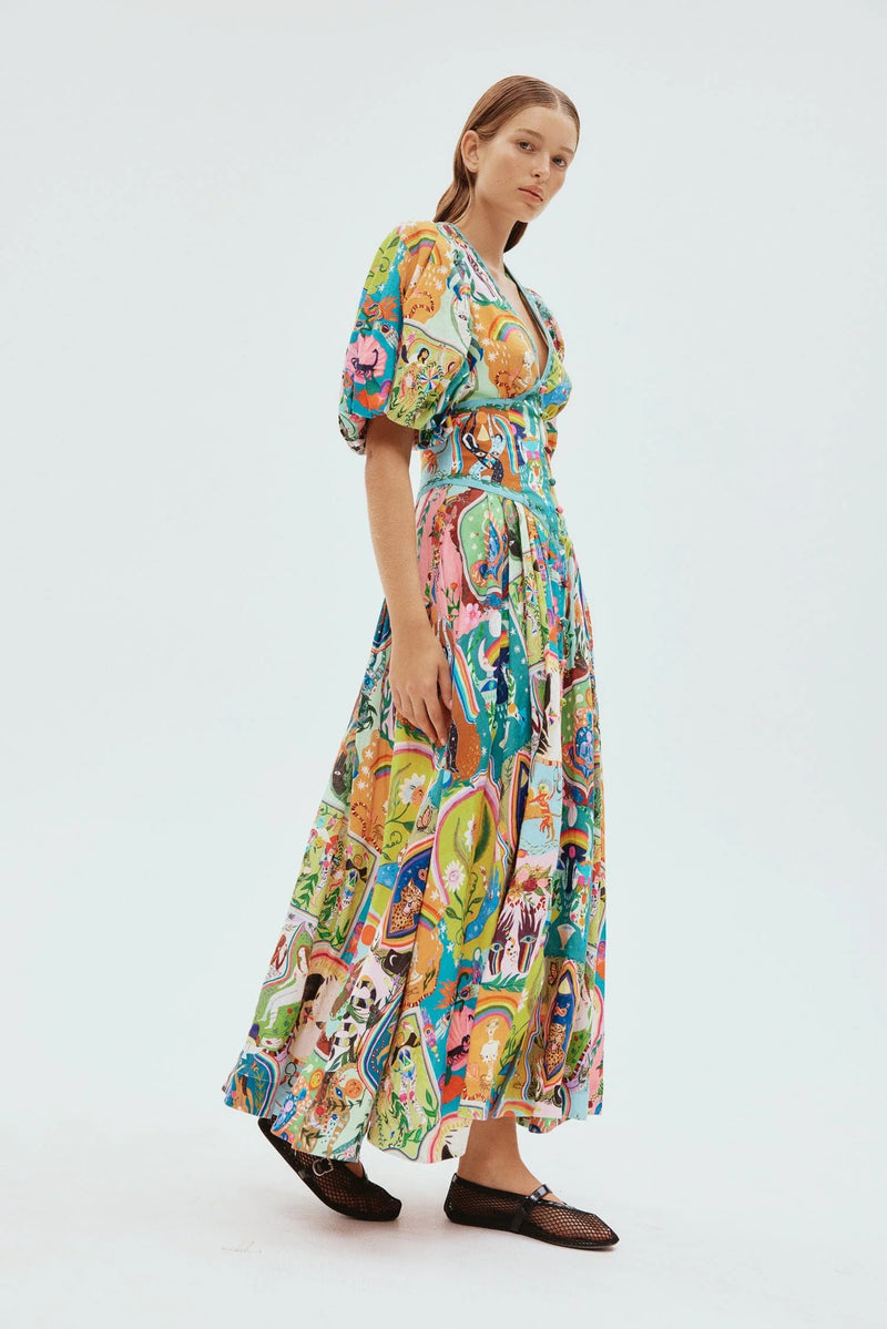 Evergreen Midi Dress, from Alemais