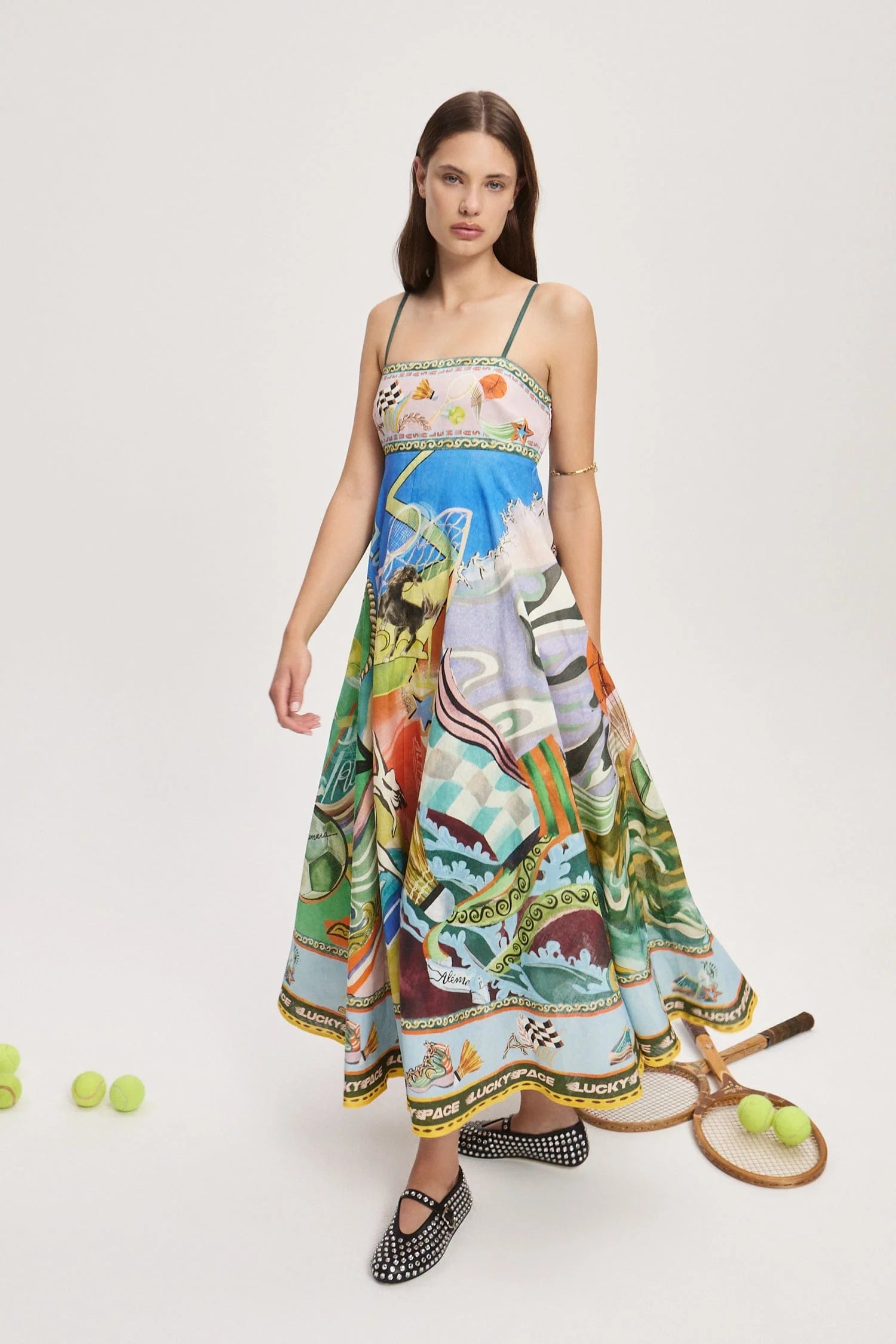 Lucky Pace Sundress, from Alemais