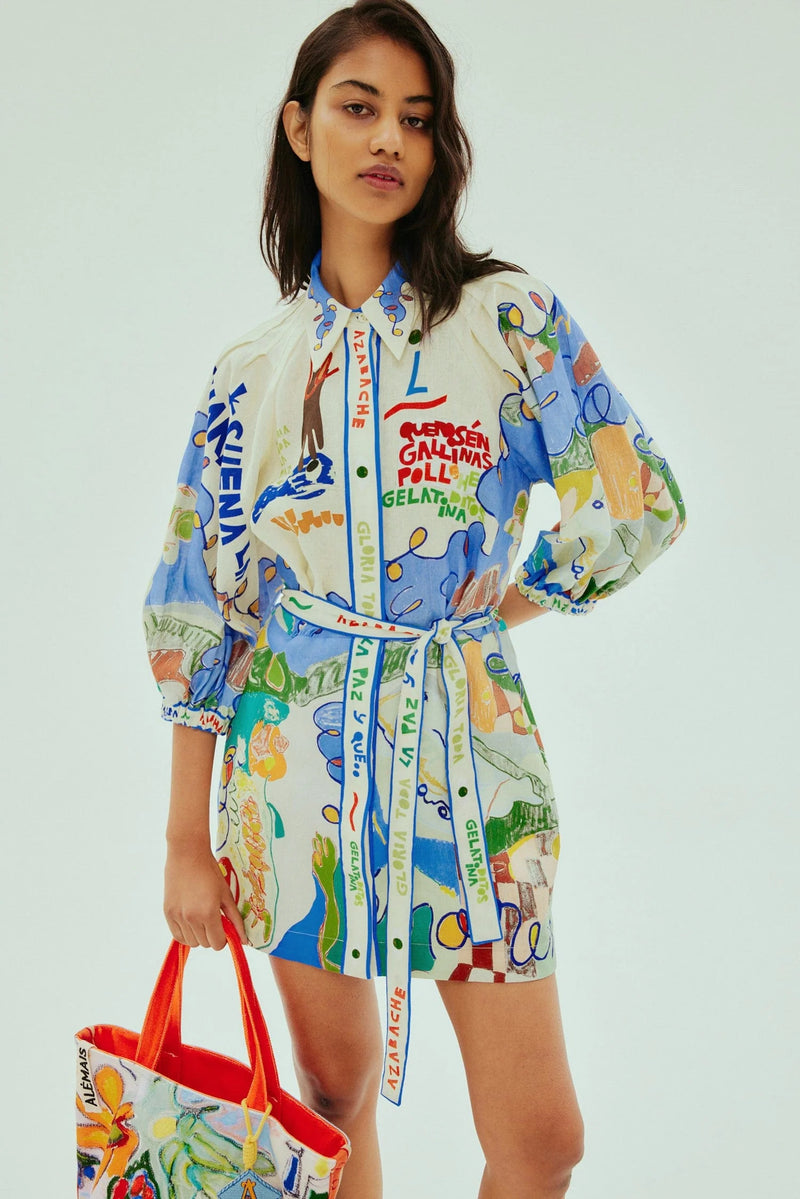 Nadia Mini Shirtdress, from Alemais