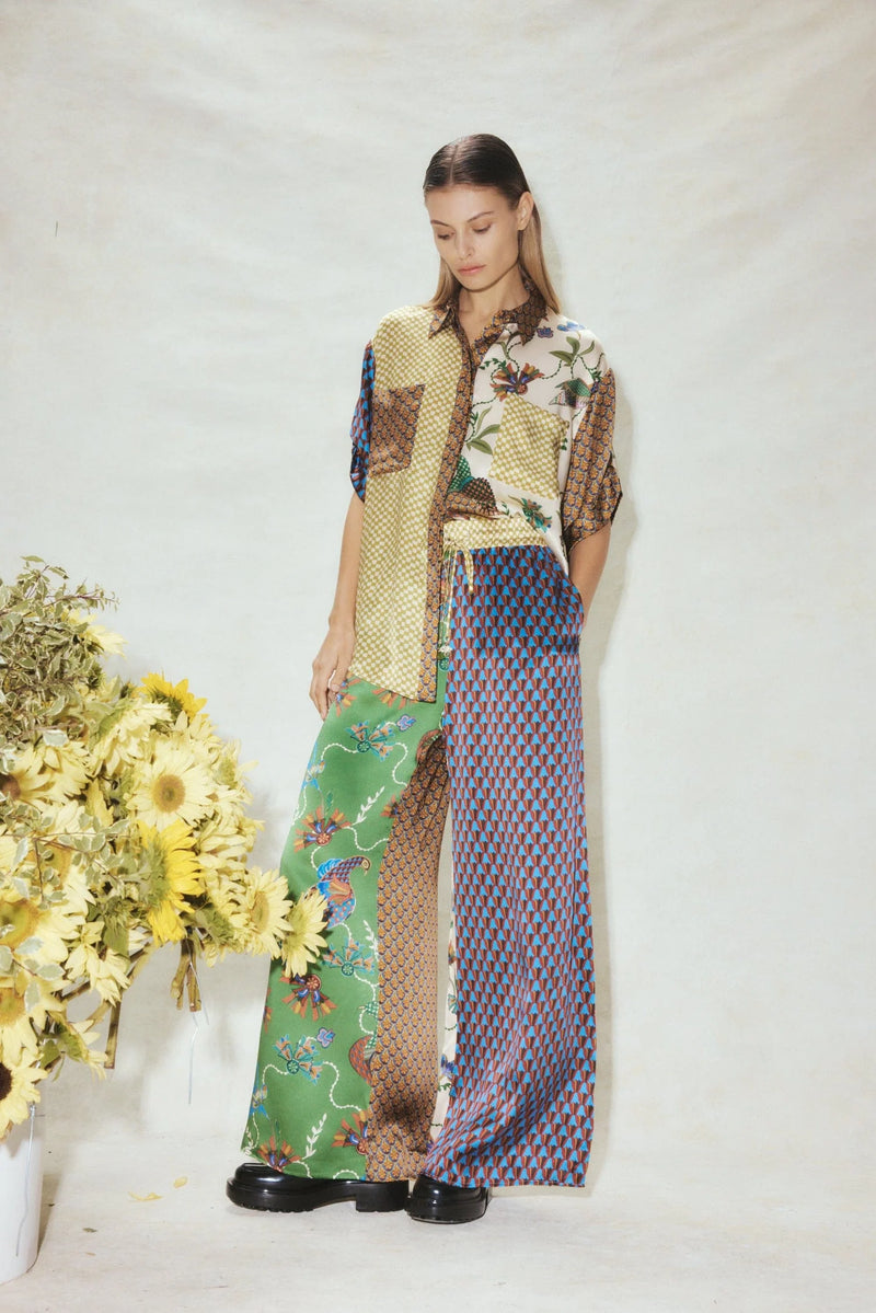 Birdie Spliced Pants, from Alemias