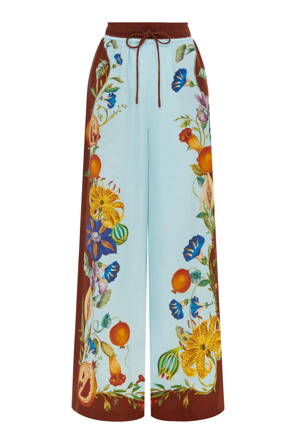 Dahlia Floral Linen Pant, from Alemais